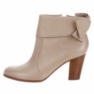 Kate Spade Beige Lanise Bow Booties size 7.5